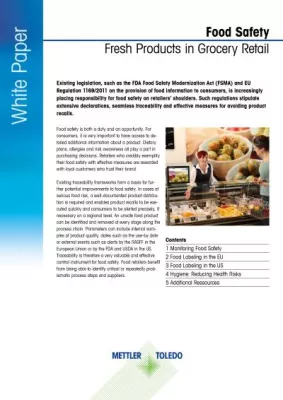 Bild: Lebensmittelsicherheit im Überblick: METTLER TOLEDO stellt neues White Paper vor