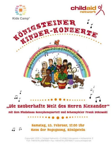 Bild: Auftakt der Königsteiner Kinder-Konzerte am 23.Februar 2013 im HdB