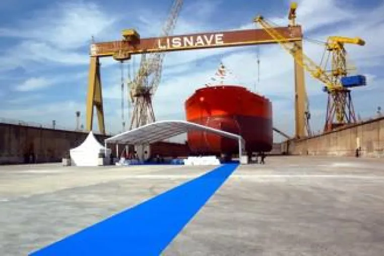Losberger Zelt im Trockendock Bild: Losberger Zelt im Trockendock