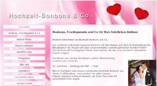 Zehn Jahre Hochzeit-Bonbons: Online Shop für individuelle Süßigkeiten feiert Jubiläum Bild: Zehn Jahre Hochzeit-Bonbons: Online Shop für individuelle Süßigkeiten feiert Jubiläum