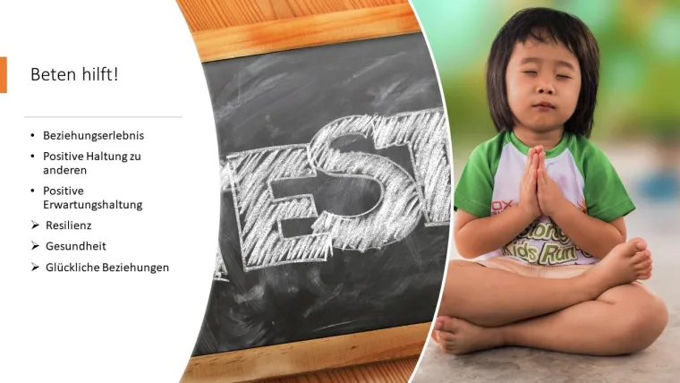 Bild: Für Resilienz - Beten hilft!