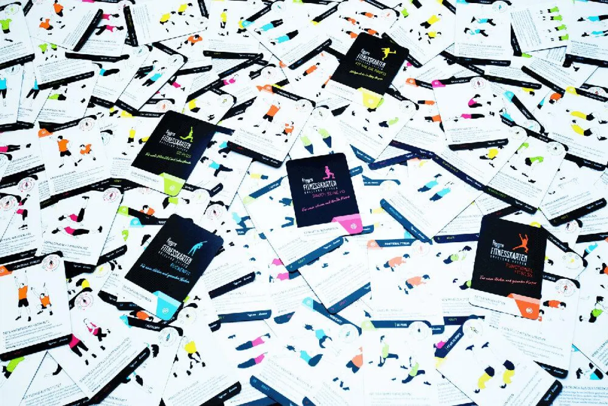 1.000+ Übungsillustrationen sind die Basis für figgrs Fitnesskarten