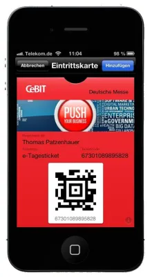 Bild: Nutzungsstatistiken der CeBIT Messe-App 2013