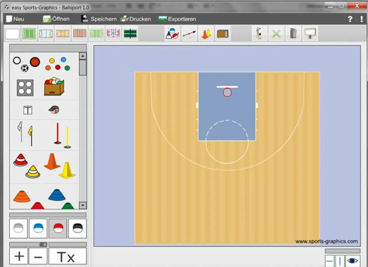Sportunterrichten vorbereiten, z.B. eine Basketballübung