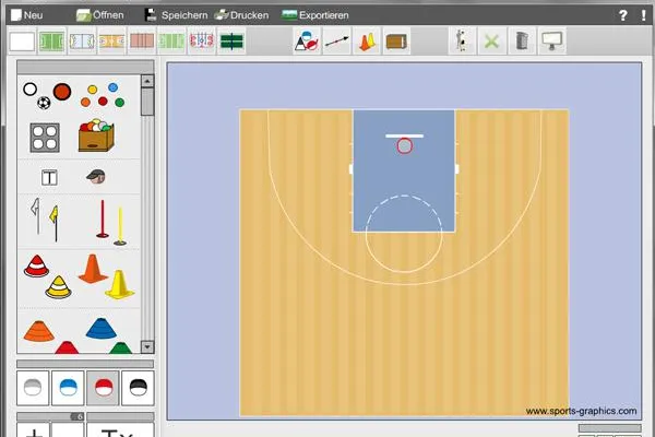Bild: Sportunterricht planen mit Zeichensoftware