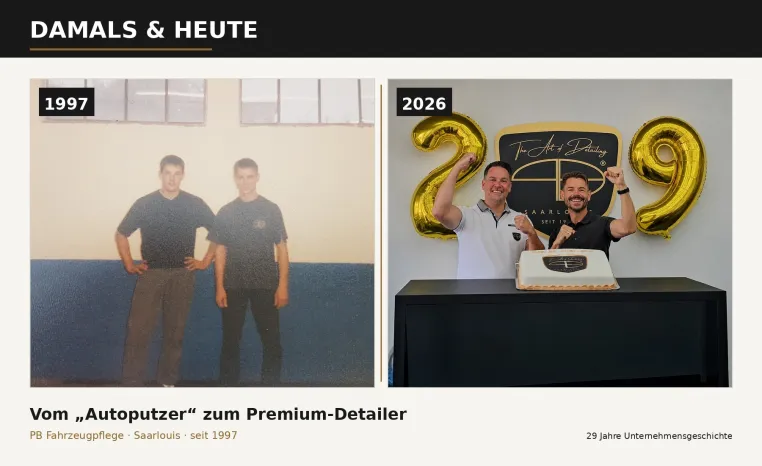 Bild: Vom „Autoputzer“ zum Premium-Detailer: 29 Jahre PB Fahrzeugpflege