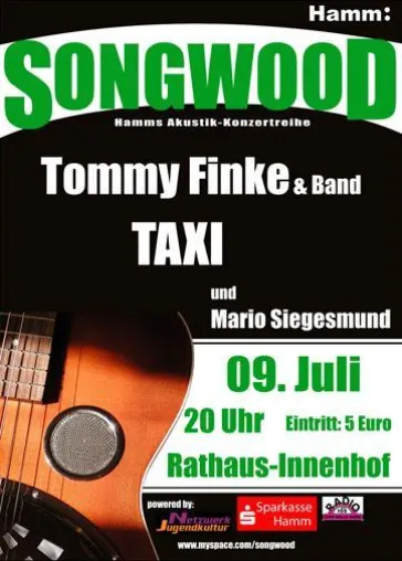 SONGWOOD Open Air mit Tommy Finke, Mario Siegesmund, TAXI Bild: SONGWOOD Open Air mit Tommy Finke, Mario Siegesmund, TAXI