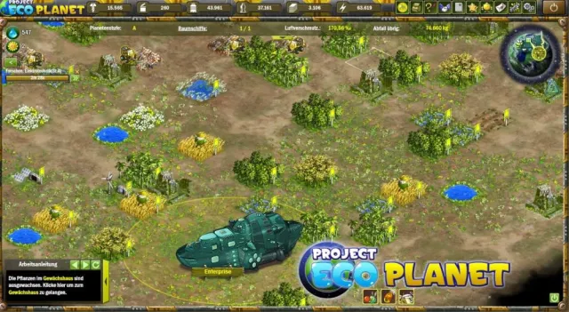 Bild: Innovatives, grünes Browser-Strategiespiel, Project Eco Planet, startet mit Aktion zum 50. des WWF Deutschland