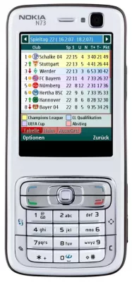 Bild: Bundesliga Mobil - jetzt auch für Symbian OS Serie 60 3rd Edition
