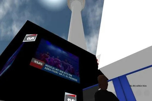 TV.BERLIN zieht bei Second Life ein Bild: TV.BERLIN zieht bei Second Life ein