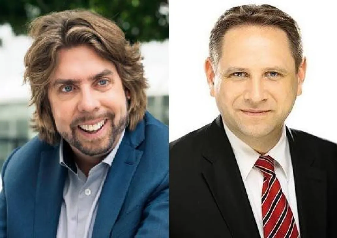 Der neue MTP-Alumni-Vorstand: Prof. Dr. Nils Hafner und Götz Teubel