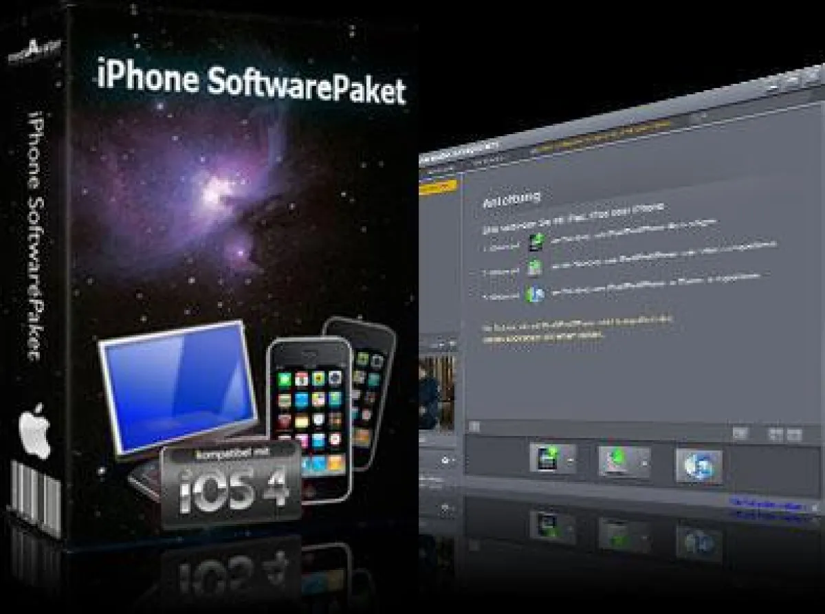 Screenshot von mediAvatar iPhone Softwarepaket Mac