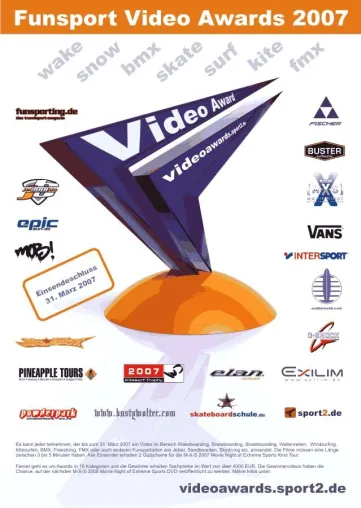 Bild: sport2.de Funsport Video Awards 2007