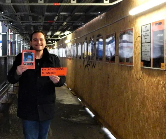 Bild: Moabit bekommt einen Lach-Tunnel – Smiling Berlin