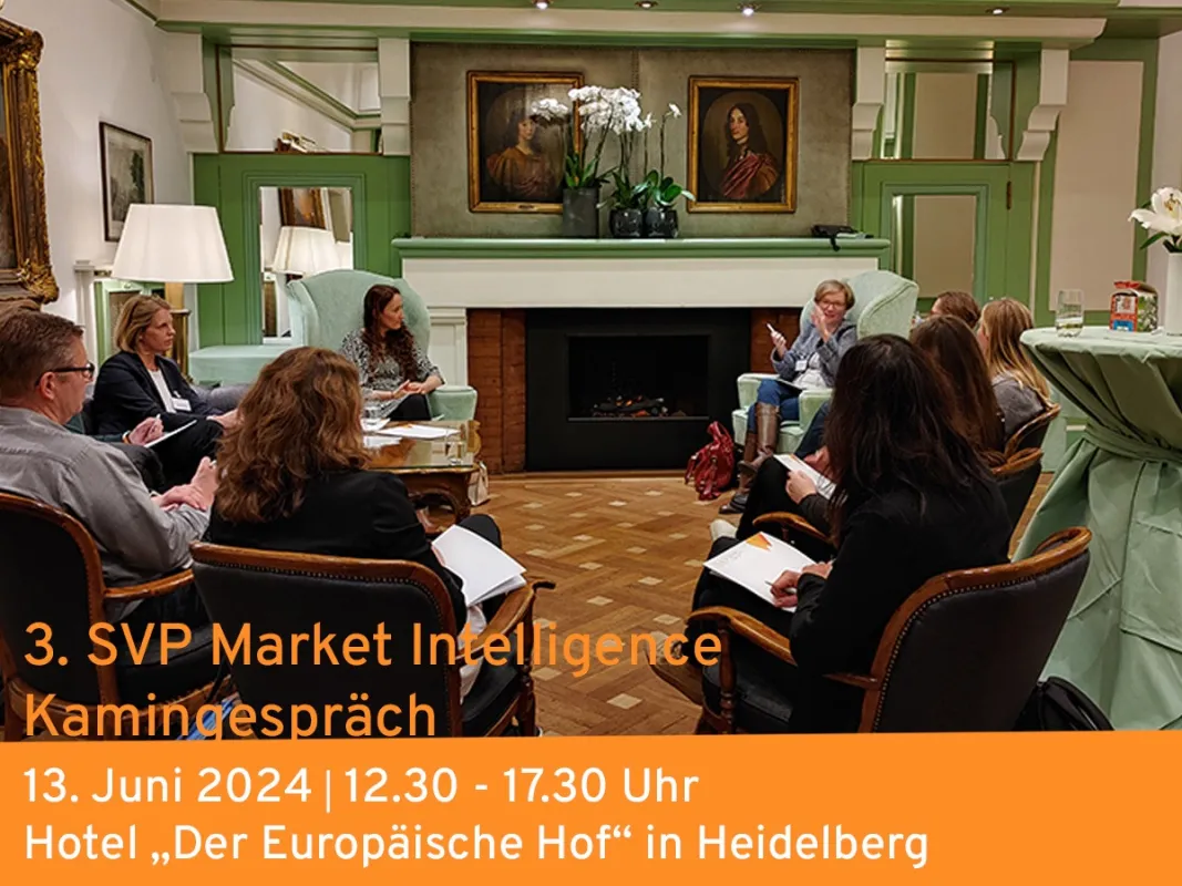 Einladung zum 3. SVP Market Intelligence-Kamingespräch (© SVP Deutschland AG)