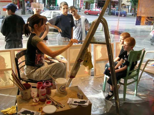 Bild: Künster-Aufruf für die 5. MAGISTRALE-Kulturnacht in der Potsdamer Straße in Berlin