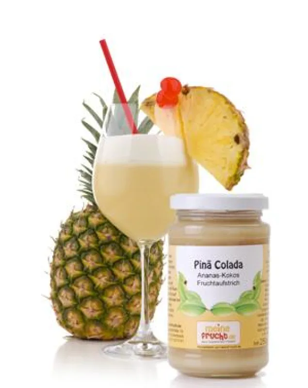 Wie wär´s mit einem fruchtigen Pina Colada-Brotaufstrich? Zu beziehen auf meinefrucht.de