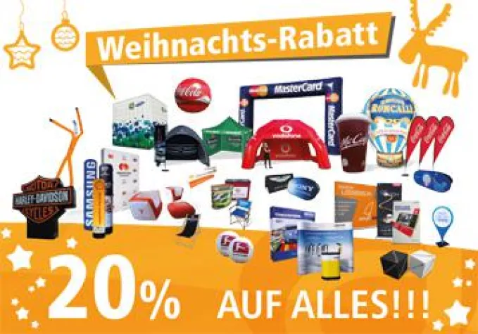 Bild: 20% Rabatt auf das komplette Display-Max Sortiment
