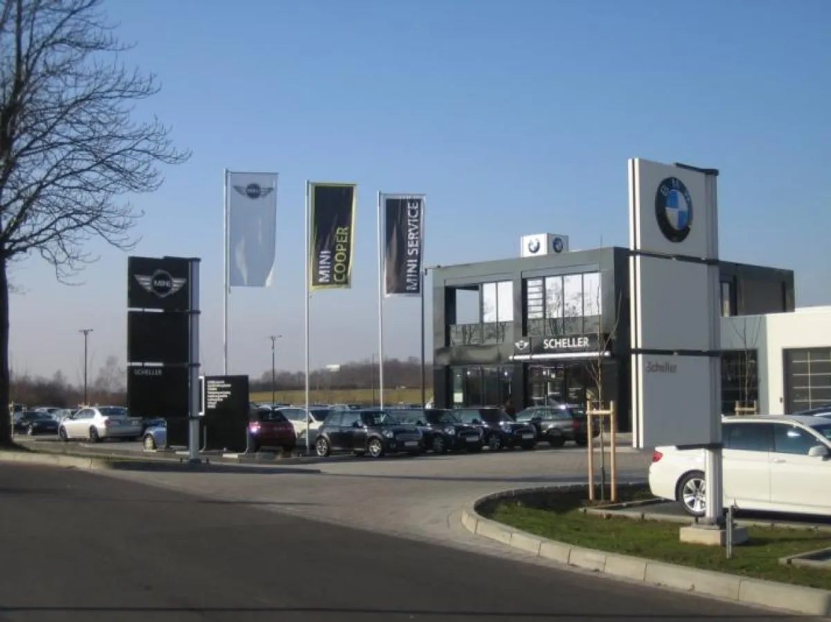 Firmengebäude BMW Autohaus Scheller, Ludwigshafen Oggersheim