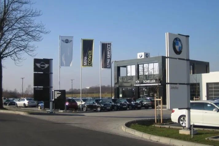 Bild: Sicherheitskonzept für BMW Autohaus Scheller in Ludwigshafen