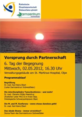 Bild: 6. Tag der Begegnung des Darmzentrum Südwestfalen am 2. Mai in Olpe