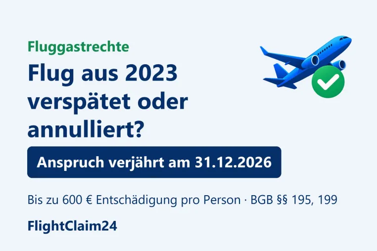 Bild: Fluggastrechte: Warum ein Brief an die Airline die Verjährung nicht stoppt