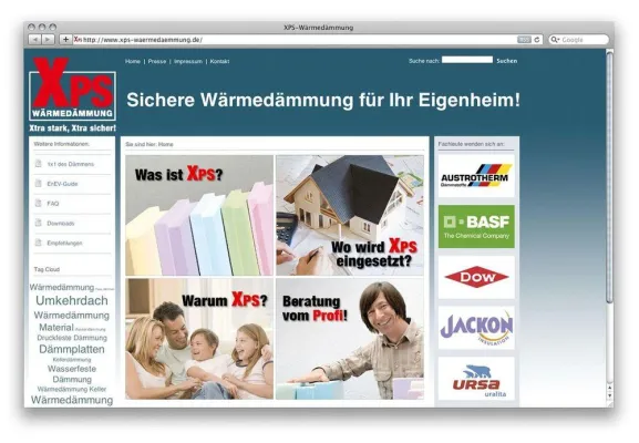 Bild: Neues Internet-Portal zum Dämmstoff XPS