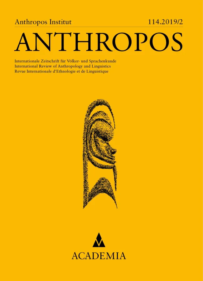 Cover ANTHROPOS