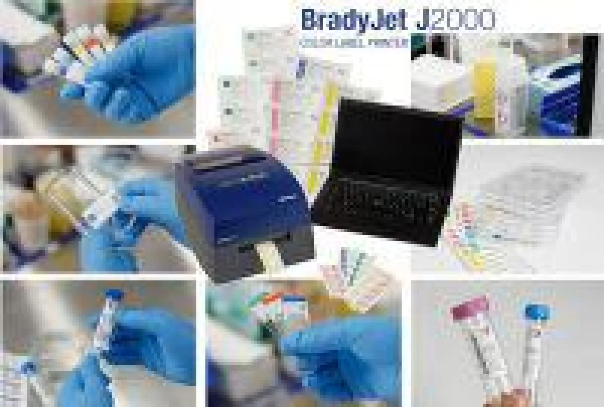 BradyJet J2000 Farbdrucker für die Laborkennzeichnung