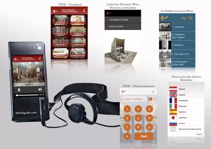Immer mehr Wiener Museen setzen auf NOUS-Guides Bild: Immer mehr Wiener Museen setzen auf NOUS-Guides