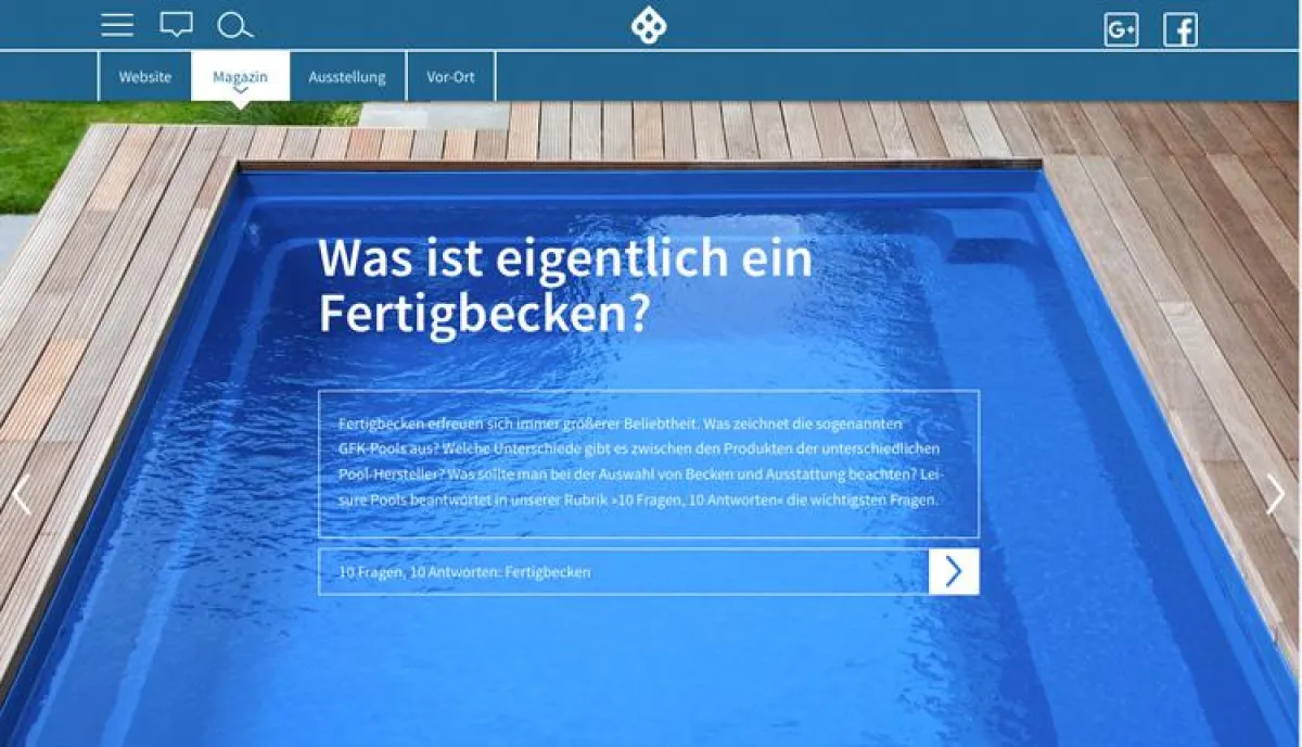Das Bittmann Birli Magazin mit Schwerpunkt »Pool im Garten«