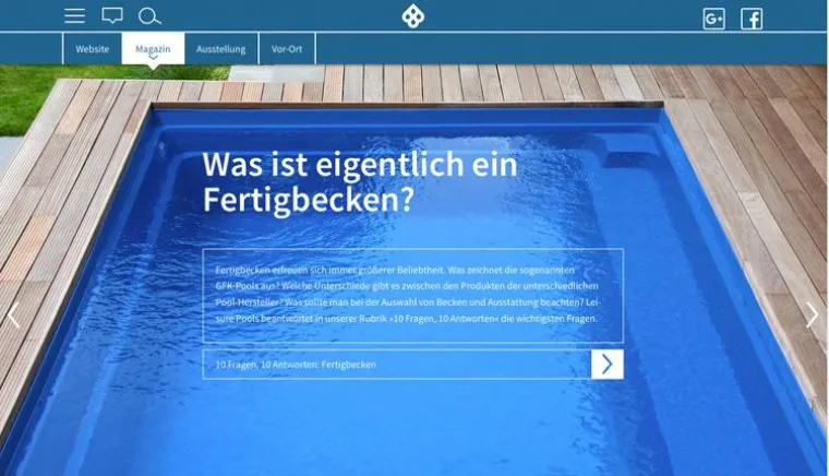 Bild: Pool und Sauna im Garten entdecken: im neuen Bittmann Birli Magazin