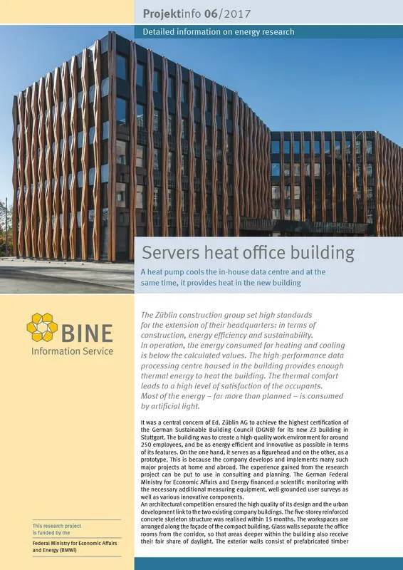 The BINE Projektinfo 