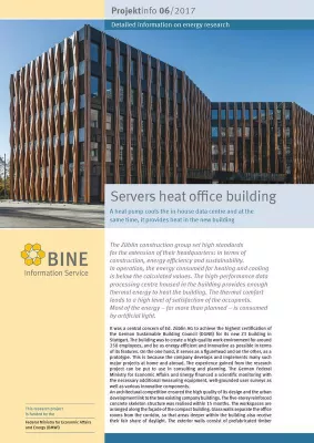 Bild: Data centre heats offices