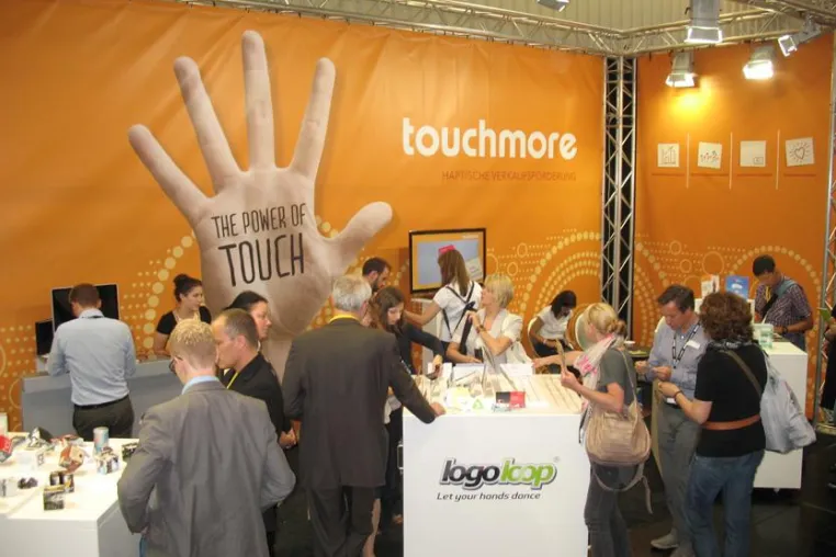 Bild: Touchmore als Sponsor der Nürnberger mailingtage 2012 - Wachsendes Bewusstsein für Multisensorik