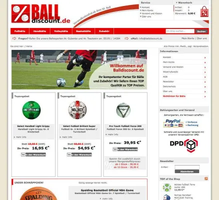 Bild: Auf die Bälle, fertig, los - Intersport Lange aus Soltau eröffnet Balldiscount.de