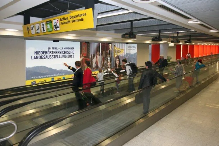 NEU - Interaktive Werbung am Flughafen Wien Bild: NEU - Interaktive Werbung am Flughafen Wien