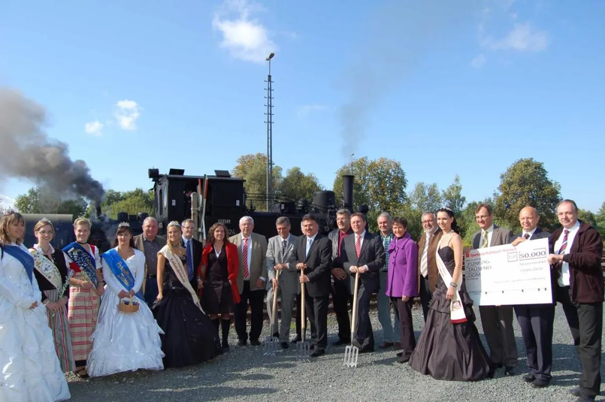 Symbolischer Spatenstich für das Museumsentwicklungskonzept des DDM