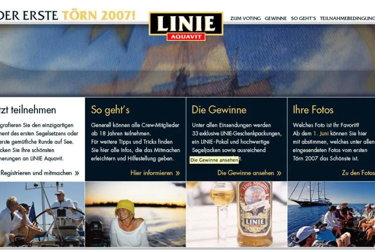 Bild: Interwall gewinnt LINIE Aquavit Online-Etat