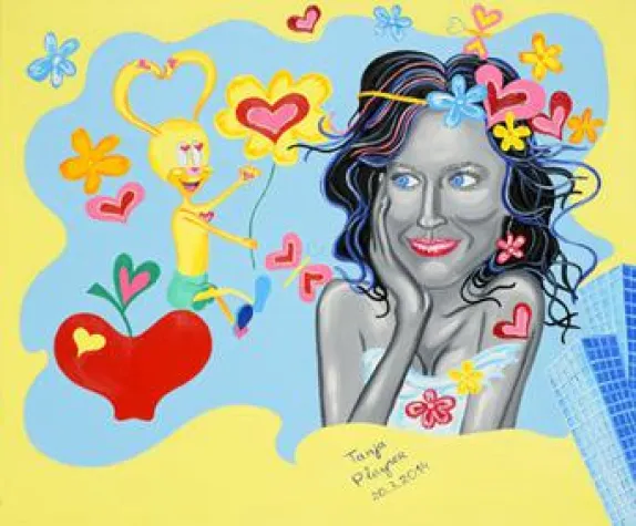 Bild: Katy Perry trifft Pop Art Kunst mit Tanja Playner