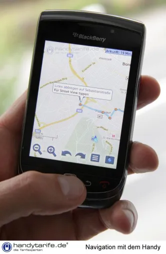 Bild: Navigation mit dem Handy - Alternative zum herkömmlichen Navi