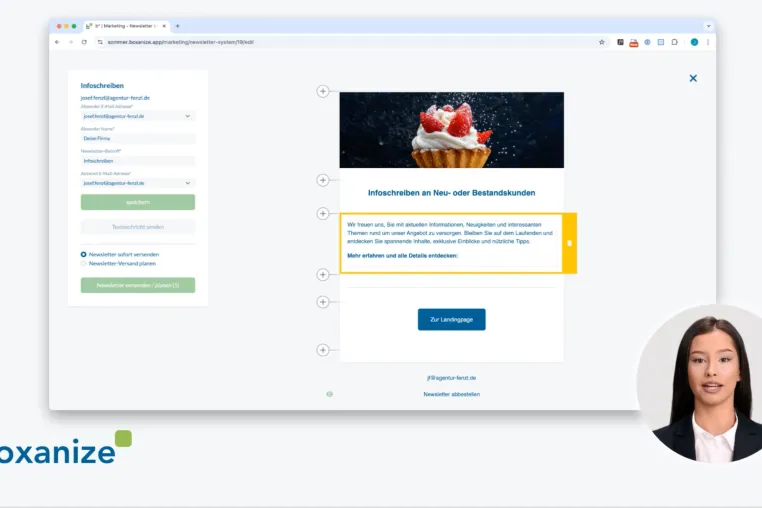 Mehr im Bestand und an Neukunden verkaufen – mit zielgerichtetem CRM-Marketing von boxanize° Bild: Mehr im Bestand und an Neukunden verkaufen – mit zielgerichtetem CRM-Marketing von boxanize°