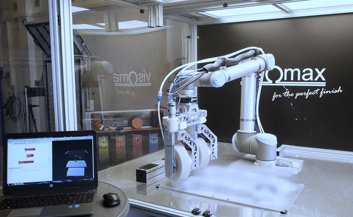 Polieren von Fehlstellen bei Visomax Coating