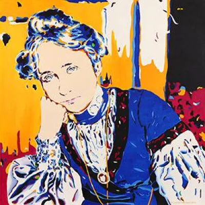 Bild: CAROLA PASCHOLD nimmt an der großen Gabriele Münter Ausstellung teil.