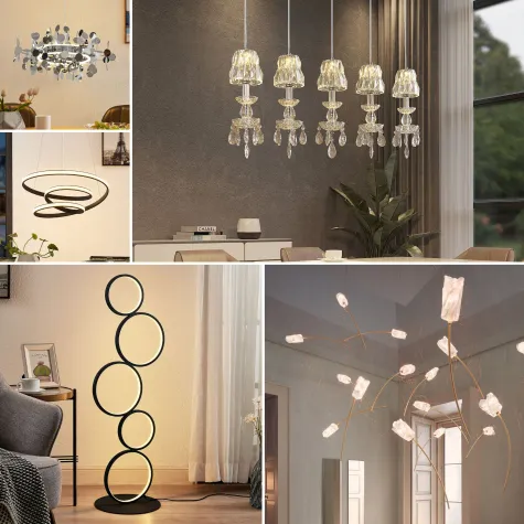 Leuchten in schwereloser Leichtigkeit | Lampenwelt.de präsentiert Lichtdesigns, die zu schweben scheinen Bild: Leuchten in schwereloser Leichtigkeit | Lampenwelt.de präsentiert Lichtdesigns, die zu schweben scheinen