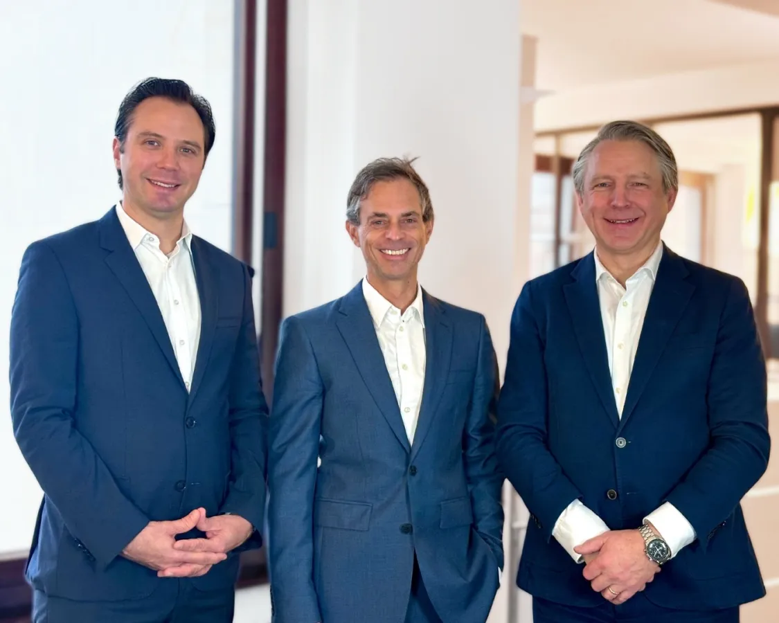 Partnerbild. Von links nach rechts: Peter Gelbrich, Sebastian Evers, Dr. Norbert Lühring. (© Lischke Consulting)