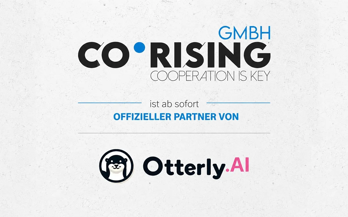Co.Rising GmbH wird offizieller OtterlyAI-Partner (© Co.Rising GmbH / OtterlyAI.)