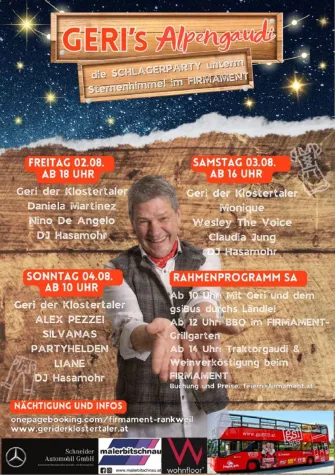 Bild: Geri´s Alpengaudi (Schlagerparty) unterm Sternenhimmel