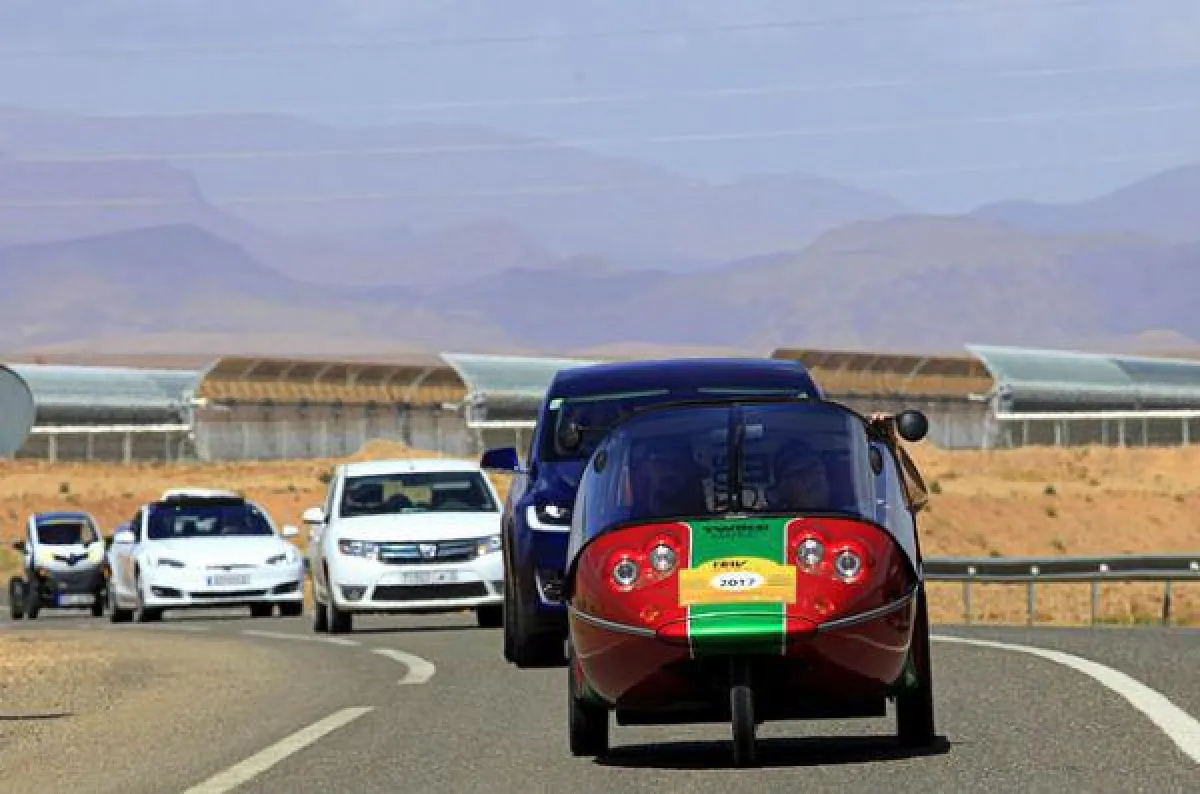 Zu Besuch bei einem der weltgrößten Solarkomplexe in Ouarzazate.