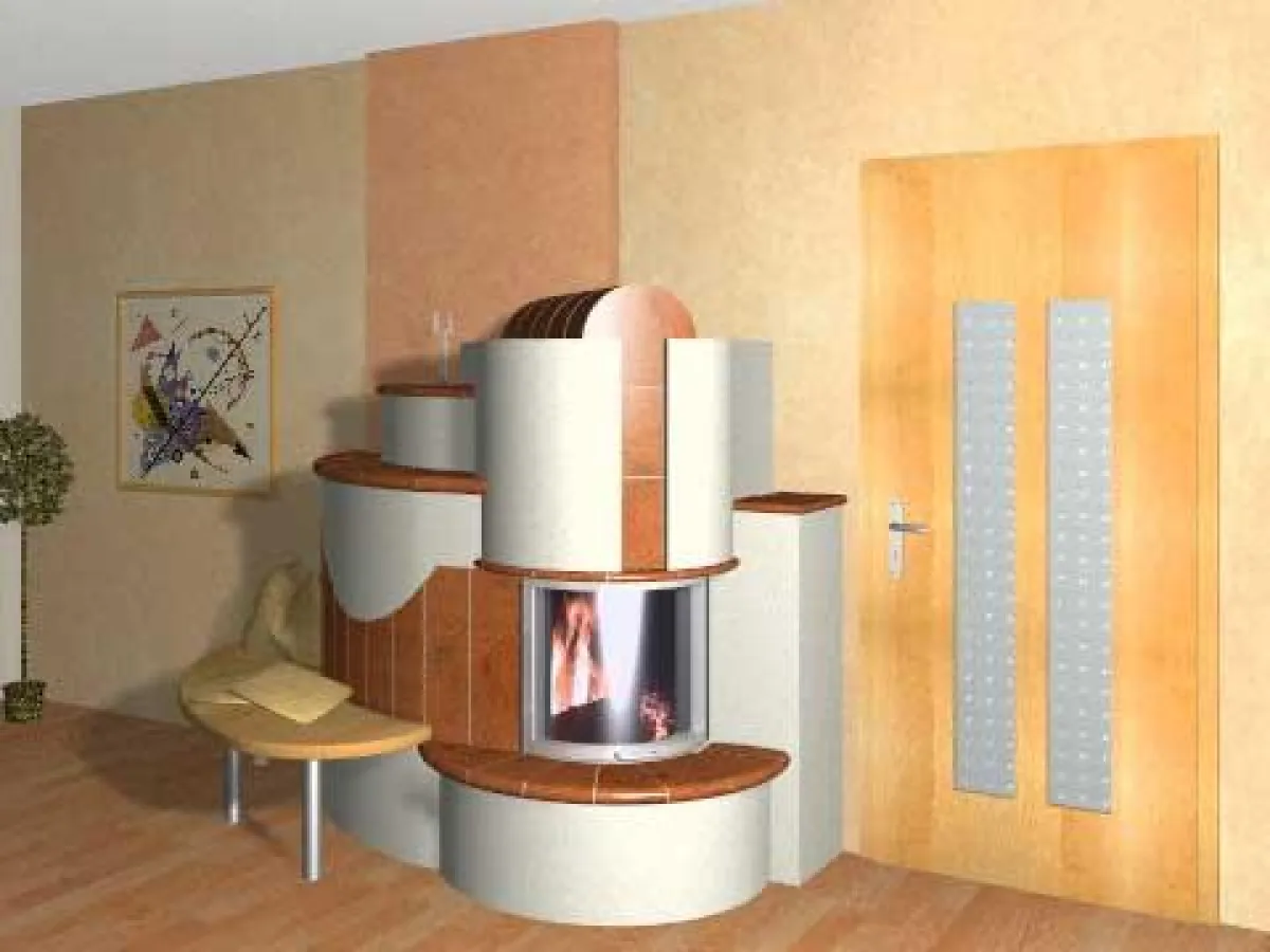 Abb.1: Beispielbild eines individuell geplanten Kamines [Quelle: www.pointline.de]